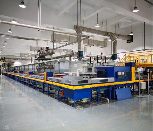 四十五米四列雙層氣氛輥道窯